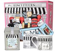 Biscuiteers The Great British Gift Box - Luxury British-Inspired Hamper with London Landmark Biscuits, British Tea & Mug - Premium Food Gift Hamper for Him, Her or Corporate