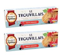 Biscuiterie de l'Abbaye Mixed Berries Biscuits Trouvillais 150g x 2