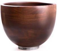 Biscuitique Walnut Wood Mixing Bowl for KitchenAid Tilt-Head Artisan and Classic 4.5 Quart and 5QT Stand Mixer