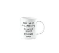 Biscuits and Gravy, Birthday Gifts for Men or Women or Bestfriend, Funny Mug, Joke, Gag or Silly, Gift for Someone who Loves Cooking or Making or Baking, Presents for Christmas, mm-CA_232_18