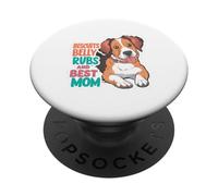 Biscuits Belly Rubs Best Dog Mom Cute Puppy PopSockets Adhesive PopGrip