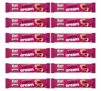 Biscuits Bundle with Fox's Biscuits Jam 'N Cream Rings 150g - 12 Pack | Jam Rings with Real Raspberry Jam, Suitable For Vegetarians.