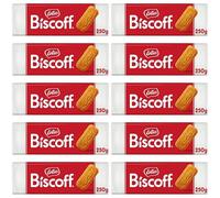 Biscuits Bundle with Lotus Biscoff Caramelized Biscuit 250g - 10 Pack | The Original Caramelised Biscuit, Suitable for Vegans.