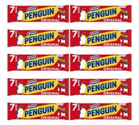 Biscuits Bundle with Penguin Milk Chocolate Biscuit (7 Bar) Multipack 172.2g - 10 Pack | No Hydrogenated Vegetable Oil, Suitable For Vegetarians.