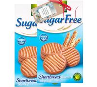 Biscuits Bundle With Sugar Free Vegan Shortbread Biscuits 330g (2 Pack) - By Oerich Gift