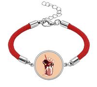 Biscuits chote Sugar ice Lucky Red String Bracelet Rope Bracelet Handmade