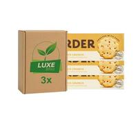 Biscuits Cookies Bakery Snacks - Butterscotch Crunch - 135g - Compatible with Border Biscuits By Luxe Bitez (Pack of 3)