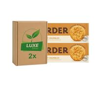Biscuits Cookies Bakery Snacks - Golden Oat Crumbles - 135g - Compatible with Border Biscuits By Luxe Bitez (Pack of 2)