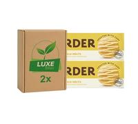 Biscuits Cookies Bakery Snacks - Lemon Drizzle Melts - 150g - Compatible with Border Biscuits By Luxe Bitez (Pack of 2)