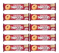 Biscuits & Crackers Bundle Pack with Jammie Dodgers Raspberry Biscuits 140g - 10 Pack | Shortcake Biscuits with a Raspberry Flavour Apple Jam, Suitable For Vegetarians.