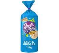 Biscuits & Crackers Bundle with Snack A Jacks Salt & Vinegar Sharing Rice Cakes Crisps 117g - 6 Pack | Suitable For Vegetarians,No Artificial Food Colours & MSG.