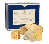 Biscuits Crackers for Cheese Snacks 400g - Assorted Biscuits Multipacks of Cream Cracker Wheat Biscuits Selection with Topline Card. Biscuit Box for Cheese Hamper Happy