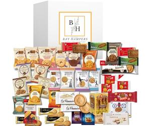 Biscuits Gift Set |40x Individually Wrapped Luxury Biscuits Hamper |Grandma Wilds Ginger Shortbread Foxes Biscotti Italian | Food Hamper| Birthday, Christmas, Gifts for Women Men Kids Family New Home