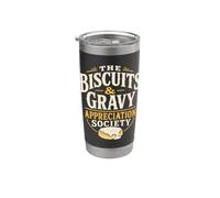 Biscuits Gravy Country Cook Southern Breakfast Stainless Steel Insulated Tumbler