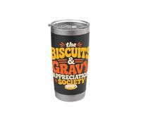 Biscuits Gravy Crew Southern Breakfast Stainless Steel Insulated Tumbler