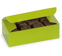 Biscuits Lasso Green Boxes - 10 Pack - 1 lb - Mini Cake Box - Bakery Collapsible Paper Сase for Small Homemade Treats, Candy, Dessert, Pastry Pie, Cupcakes - 7 x 3.38 x 2 inches