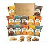 Biscuits Set Hamper Bundle Including 24 Biscuits (3 Packs of Four Different Blends), Individually Wrapped Biscuit Hamper, Gift box, Gift for him or her on Anniversary & Christmas, Teachers Gift