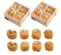 Biscuits Shaped Scented Candle,Handmade Creative Novelty Candles,Premium Scented Candles Soy Candle for Home Decoration Gift Yummy Coffee Milk Scent