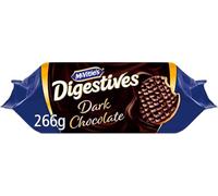 Biscuits Variety Range Of McVitie's - Family Favourite Tea Time Selection - Multiple Flavours Available (McVitie's Digestives Dark Chocolate Biscuits 266g)
