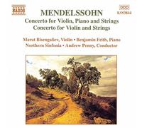 Bisengaliev:Frith:N Sinf - MENDELSSOHN: Concerto for Violin, Piano and Strings / Violin Concerto in D minor