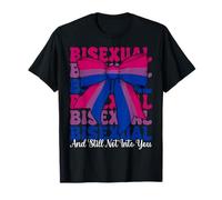 Bisexual and Still Not Into You Funny Bi Pride Flag LGBTQ T-Shirt