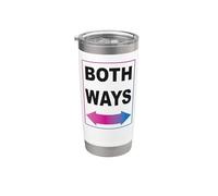 Bisexual Bi Pride Flag Both Ways Stainless Steel Insulated Tumbler