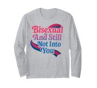 Bisexual Bi Pride Flag Colors Bisexual and Still Not Into Long Sleeve T-Shirt
