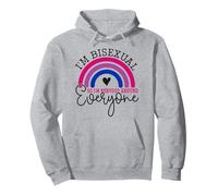 Bisexual Bi Pride Flag Colors I'm Bisexual So I'm Nervous Pullover Hoodie