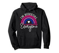 Bisexual Bi Pride Flag Colors I'm Bisexual So I'm Nervous Pullover Hoodie
