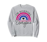 Bisexual Bi Pride Flag Colors I'm Bisexual So I'm Nervous Sweatshirt