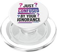 Bisexual Bi Pride Flag Colors Just Confused By Your PopSockets PopGrip for MagSafe