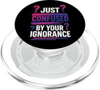 Bisexual Bi Pride Flag Colors Just Confused By Your PopSockets PopGrip for MagSafe