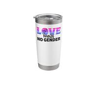 Bisexual Bi Pride Flag Love Knows No Gender Stainless Steel Insulated Tumbler