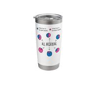 Bisexual Bi Pride Flag Pie Chart Attraction to The Same Stainless Steel Insulated Tumbler
