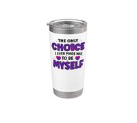 Bisexual Bi Pride Flag The Only Choice I Every Made was to Stainless Steel Insulated Tumbler