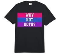 Bisexual Bi Pride Flag Why Not Both? Comfort Colors Adult Heavyweight T-Shirt