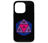 Bisexual D20 Dice Bi Pride Flag Gender Equality Gaymer LGBTQ Case for iPhone 13 Pro