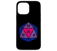 Bisexual D20 Dice Bi Pride Flag Gender Equality Gaymer LGBTQ Case for iPhone 13 Pro Max