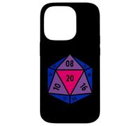 Bisexual D20 Dice Bi Pride Flag Gender Equality Gaymer LGBTQ Case for iPhone 14 Pro