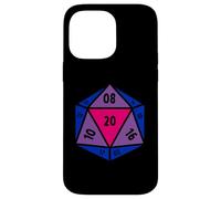 Bisexual D20 Dice Bi Pride Flag Gender Equality Gaymer LGBTQ Case for iPhone 14 Pro Max