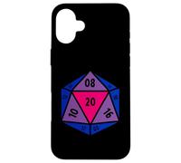 Bisexual D20 Dice Bi Pride Flag Gender Equality Gaymer LGBTQ Case for iPhone 16 Plus