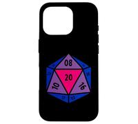 Bisexual D20 Dice Bi Pride Flag Gender Equality Gaymer LGBTQ Case for iPhone 16 Pro