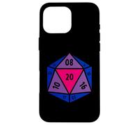 Bisexual D20 Dice Bi Pride Flag Gender Equality Gaymer LGBTQ Case for iPhone 16 Pro Max