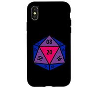Bisexual D20 Dice Bi Pride Flag Gender Equality Gaymer LGBTQ Case for iPhone X/XS
