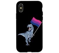 Bisexual Flag Dinosaur Bi Pride LGBT Nonbinary Gay Lesbian Case for iPhone X/XS