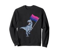 Bisexual Flag Dinosaur Bi Pride LGBT Nonbinary Gay Lesbian Sweatshirt