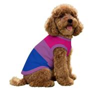 Bisexual Flag Dog Shirt Summer Tank Top Sleeveless Pet Clothes for Small Medium Puppy And Cat