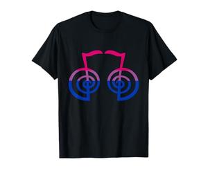 Bisexual Flag Kriya Reiki Symbol Yoga Spiritual T-Shirt