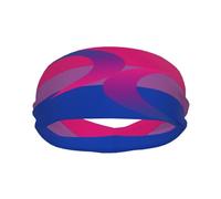Bisexual Moons Pride Flag LGBTQ Elevate Your Performance with Fashionable Sweatbands - Ideal for Any Activity!
