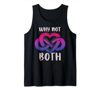 Bisexual Polyamory Symbol, Why Not Both, Bi Pride Tank Top